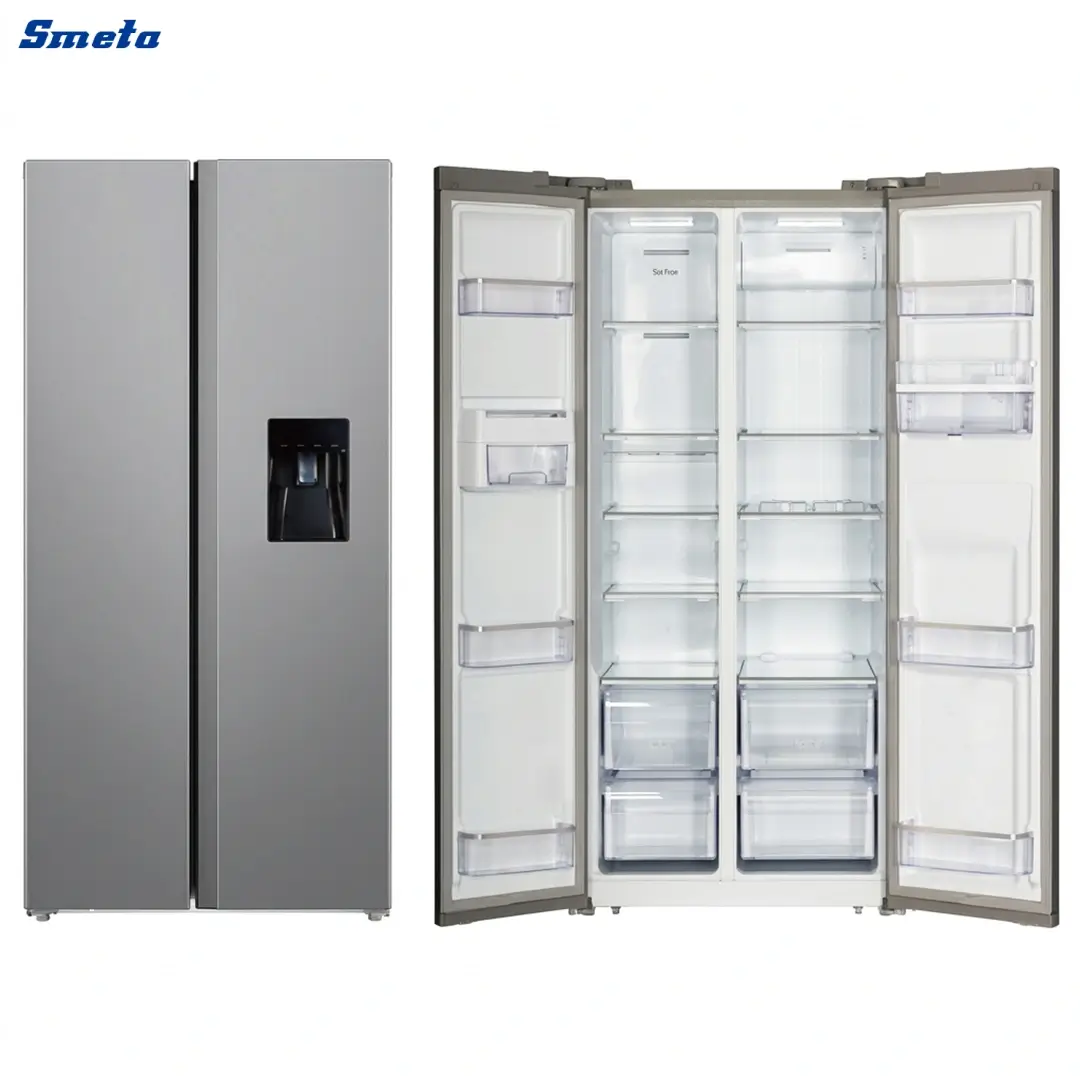 Large American Style Fridge Freezer with Water Dispenser Option | TW-815WS3E Series