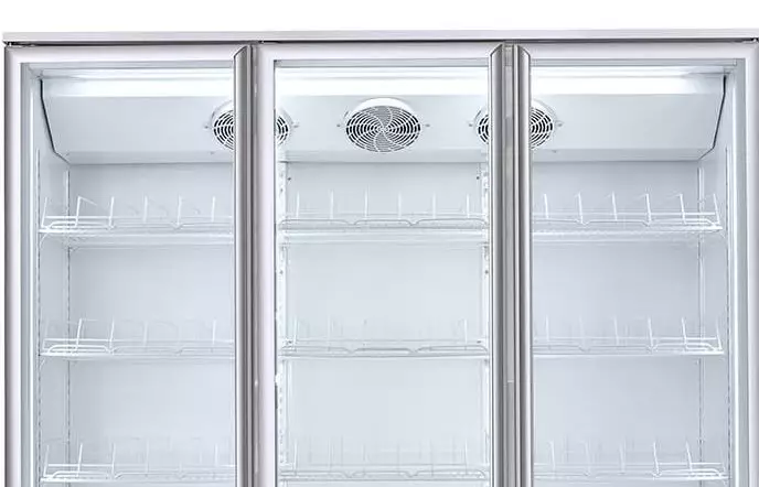 Smeta Upright Beverage Cooler TSS-1420W4 - Maintenance-free ventilated motor fans